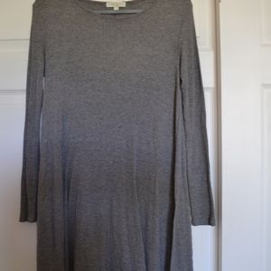 Grey long sleeve dress